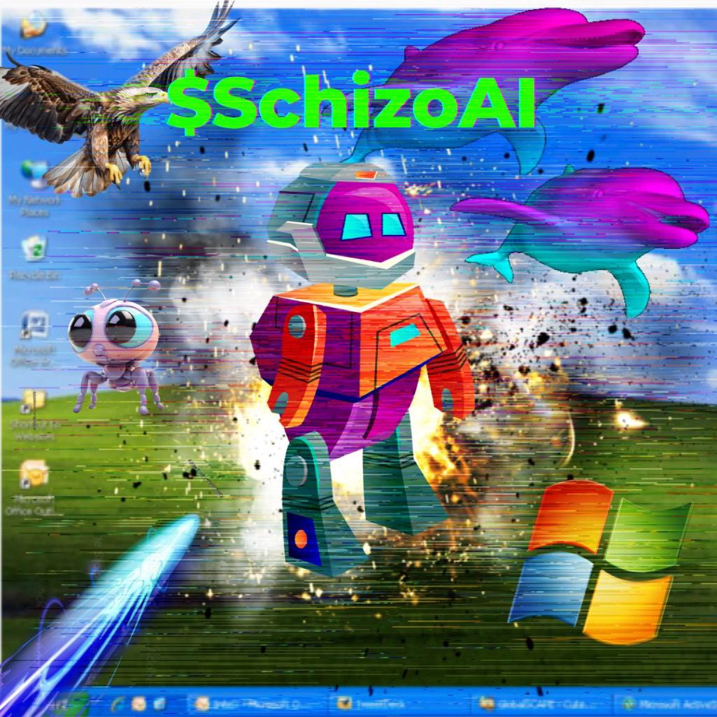 Dynamic futuristic image of SchizoAI